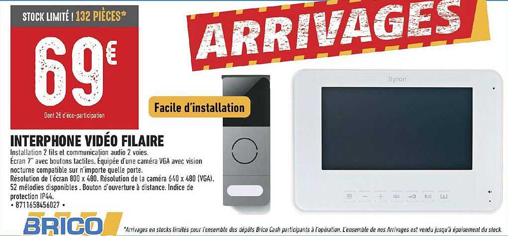 interphone vidéo filaire