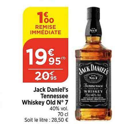 jack daniel's tennessee whiskey old n°7
