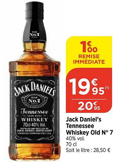 jack daniel's tennessee whiskey old n°7