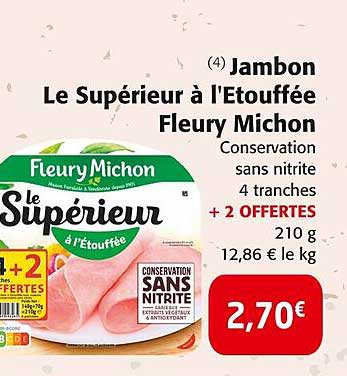 jambon le supérieur à l'etouffée fleury michon