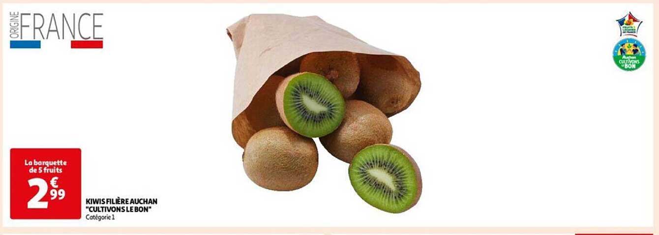 kiwis filière auchan "cultivons le bon"