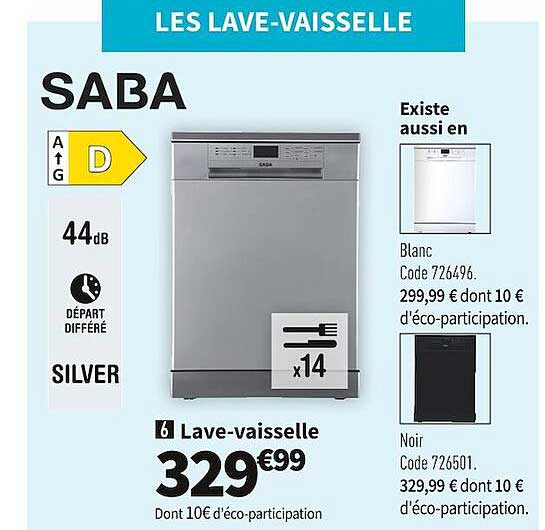 lave-vaisselle saba