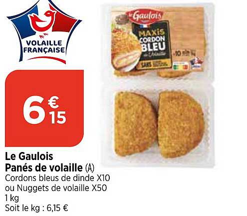 Le Gaulois Panés De Volaille