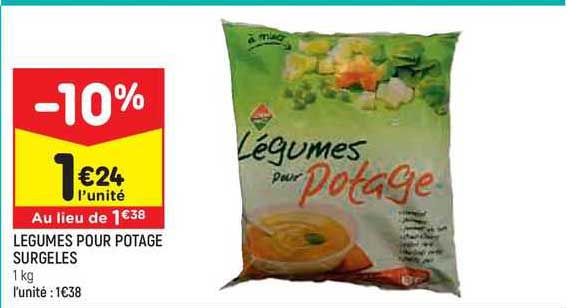 Légumes Pour Potage Surgelés