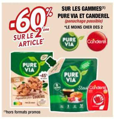 les gammes pure via et canderel