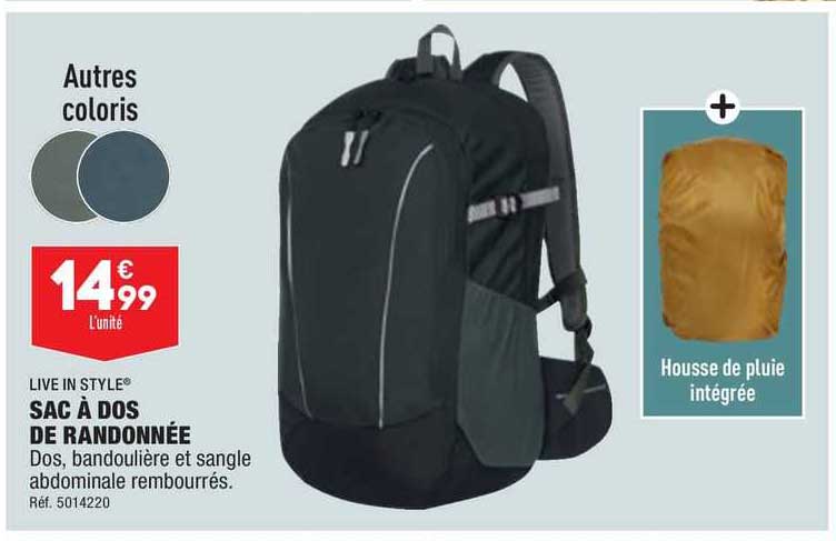 live in style sac à dos de randonnée