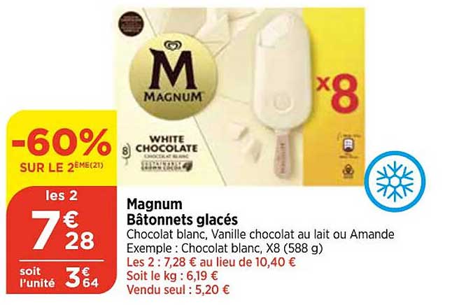 Magnum Bâtonnets Glacés