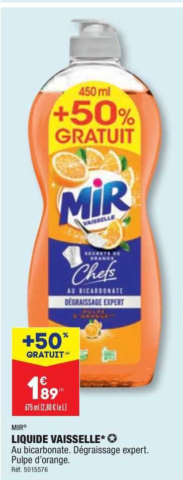 Mir Liquide Vaisselle