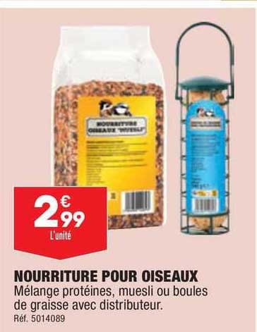 nourriture pour oiseaux