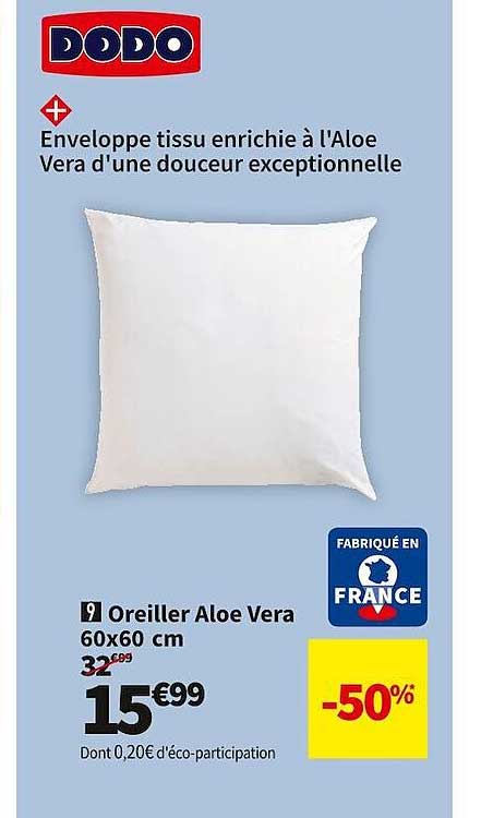 Oreiller Aloe Vera Dodo