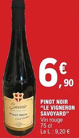 pinot noir "le vigneron savoyard"