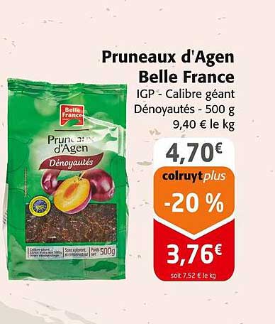 pruneaux d'agen belle france
