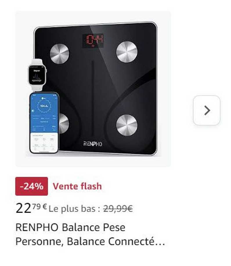 renpho balance pese personne, balance connecté..