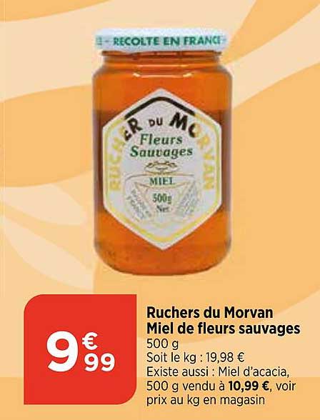 Ruchers Du Morvan Miel De Fleurs Sauvages