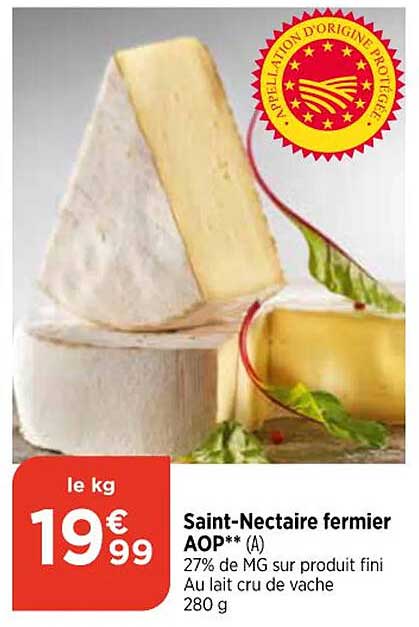 saint-nectaire fermier aop