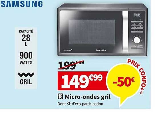 samsung micro-ondes gril