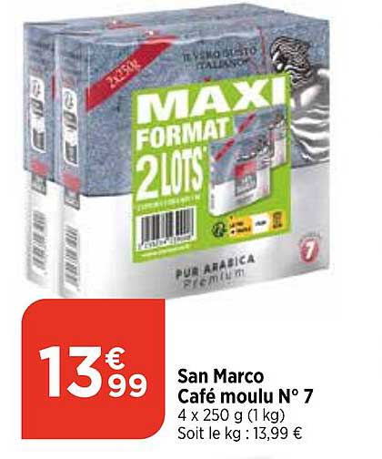 san marco café moulu n°7