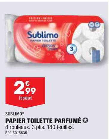 Sublimo Papier Toilette Parfumé