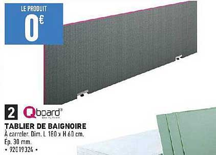 tablier de baignoire qboard