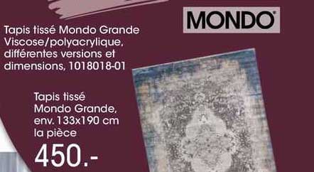 Tapis Tissé Mondo Grande