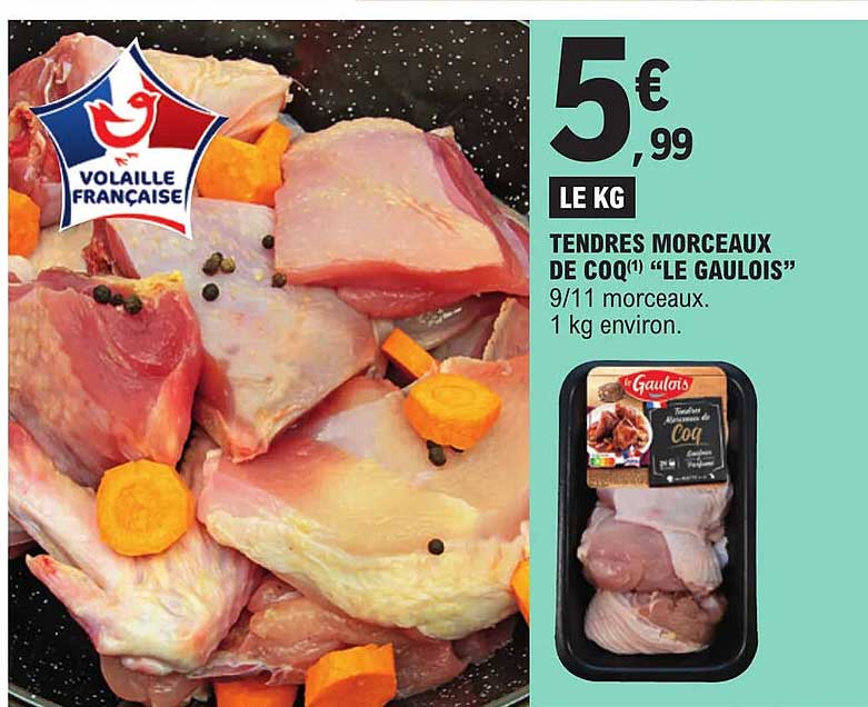 Tendres Morceaux De Coq "le Gaulois"