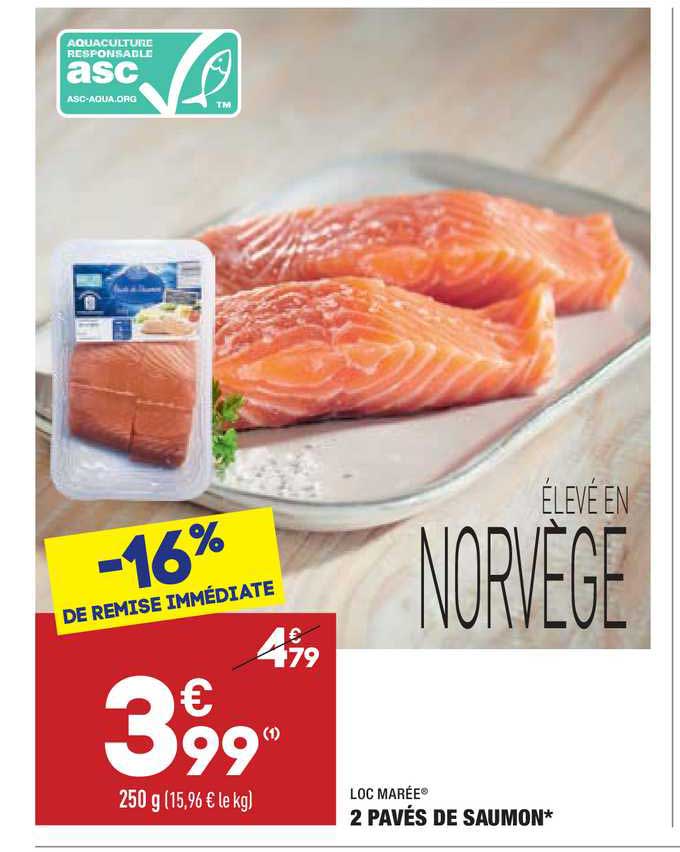 2 Pavés De Saumon Loc Marée