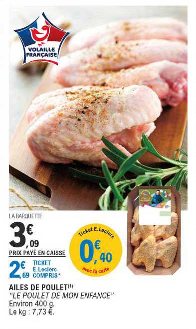 Ailes De Poulet "le Poulet De Mon Enfance"