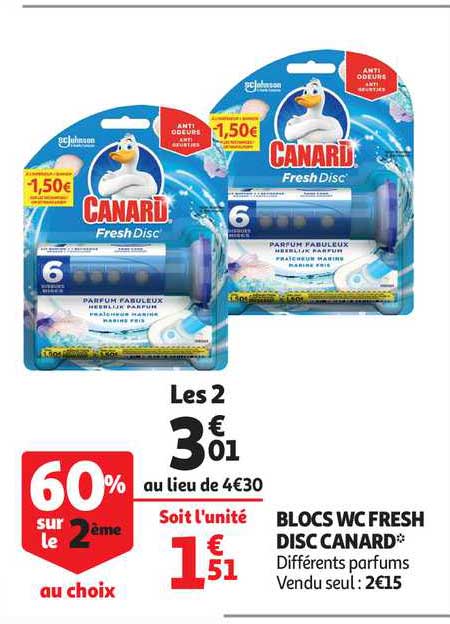 blocs wc fresh disc canard