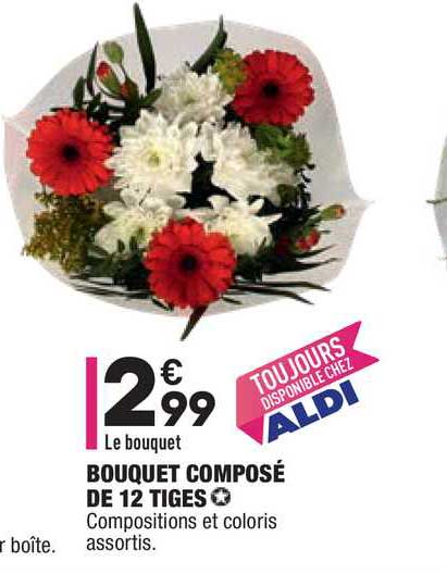 Bouquet Composé De 12 Tiges