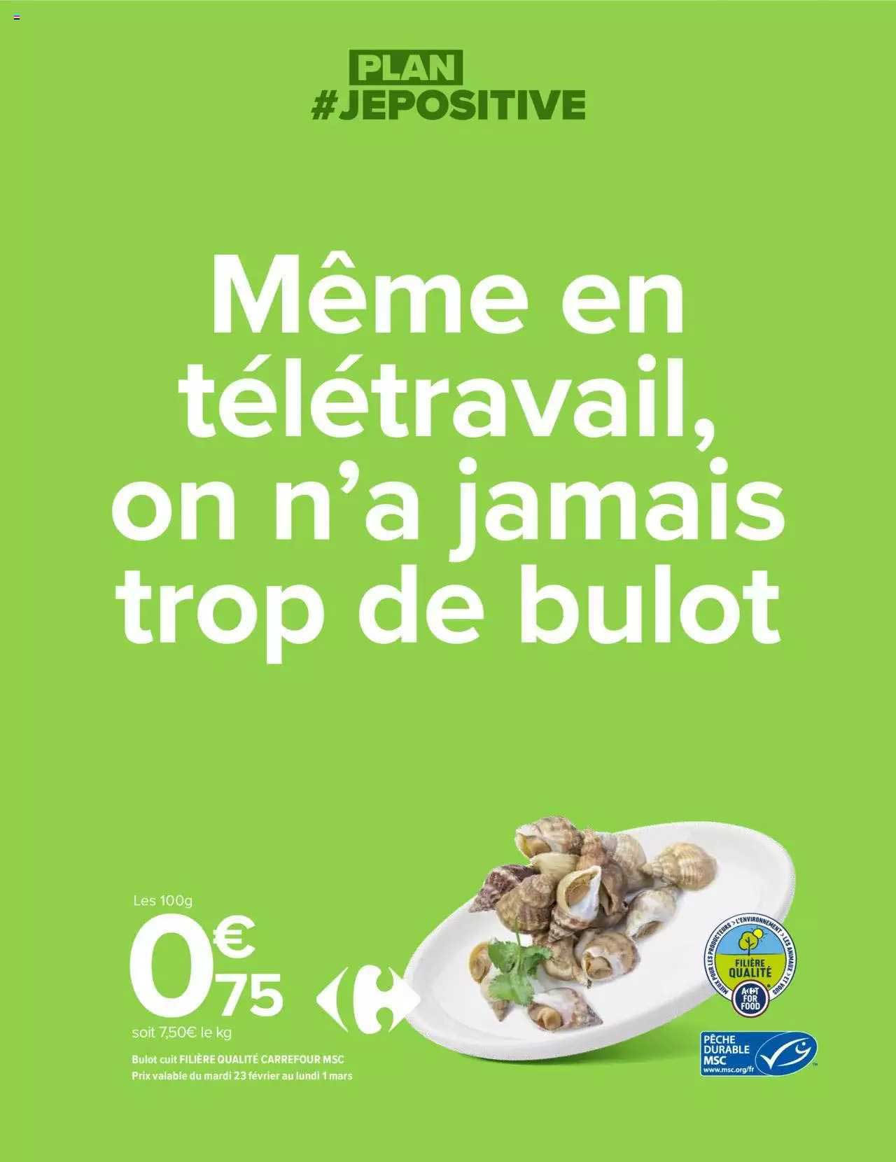 Bulot Cuit Filière Qualité Carrefour