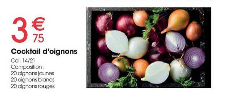 cocktail d'oignons