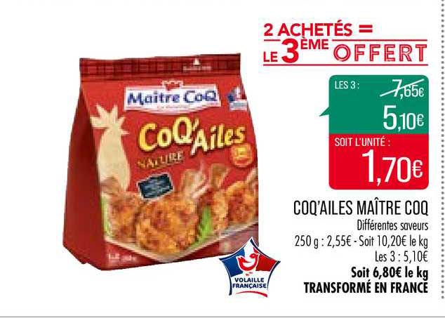 coq'ailes maître coq