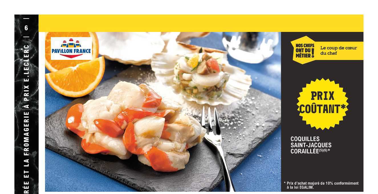 coquilles saint-jacques coraillée