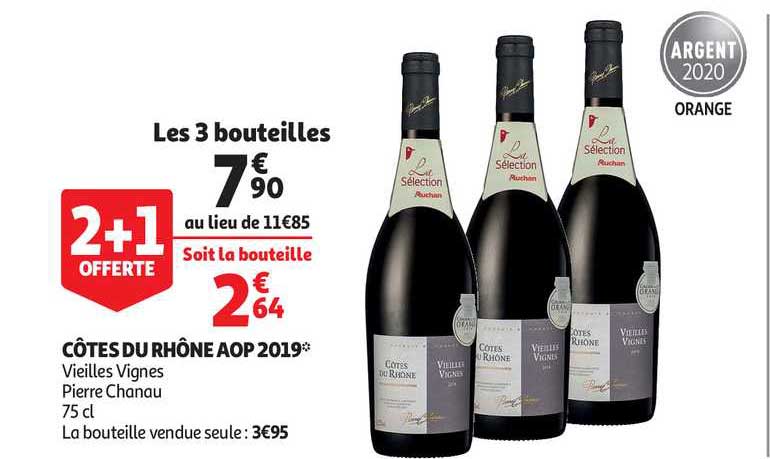 côtes du rhône aop 2019 vieilles vignes pierre chanau