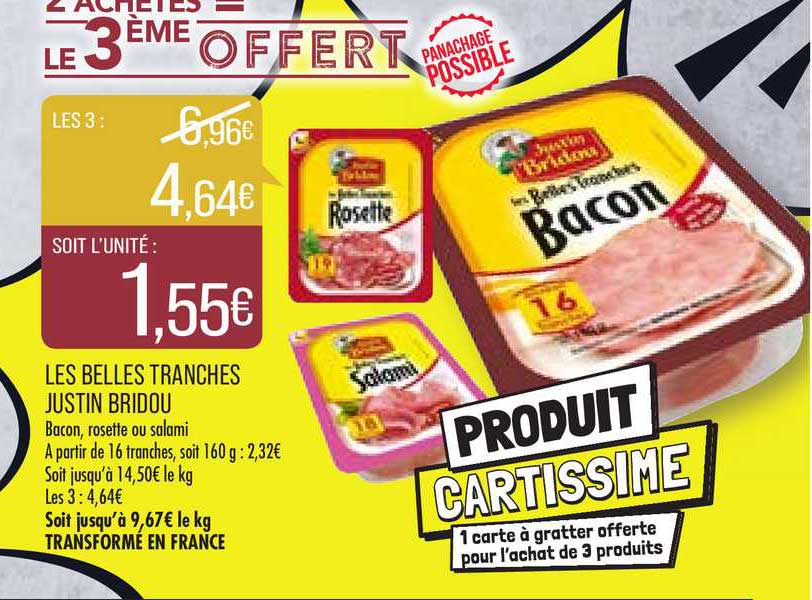 les belles tranches justin bridou