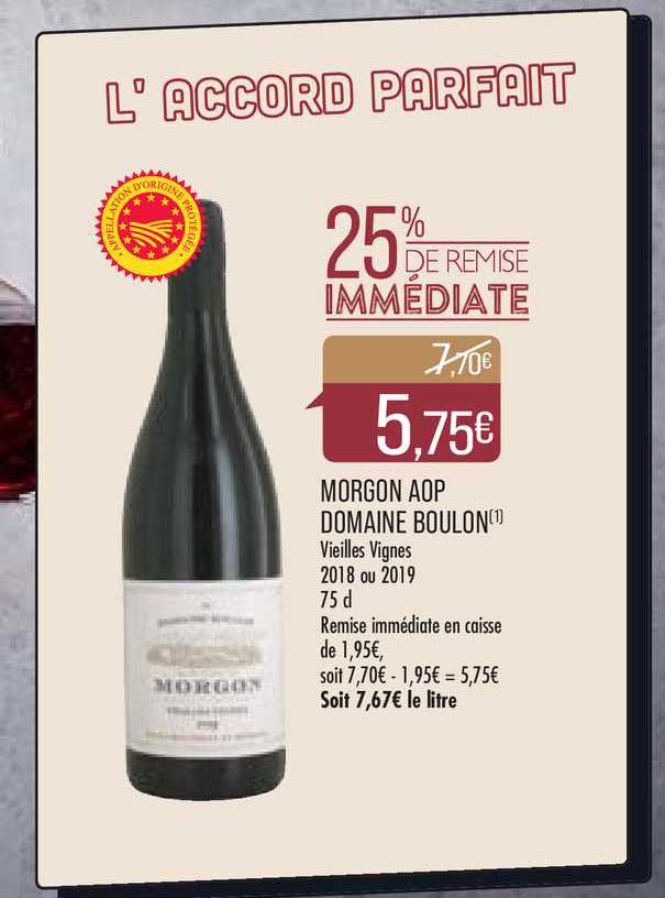 Morgon Aop Domaine Boulon