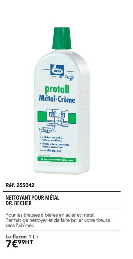 nettoyant pour métal dr. becher