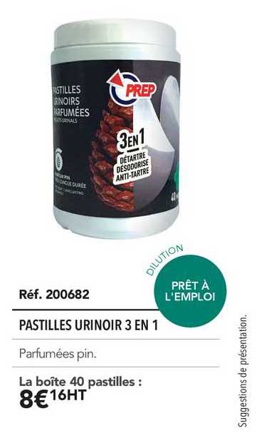pastilles urinoir 3 en 1
