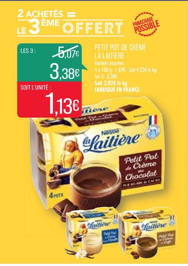 Petit Pot De Crème La Laitière Nestlé
