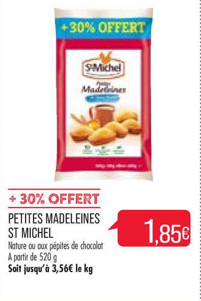 petites madeleines st michel