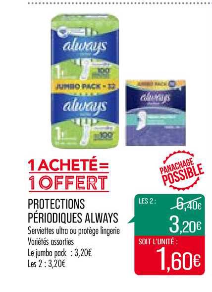 protections périodiques always