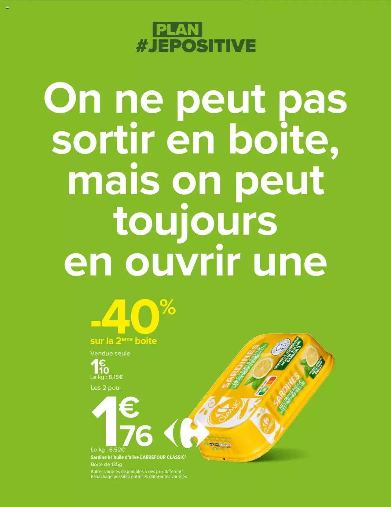 Sardine à L'huile D'olive Carrefour Classic