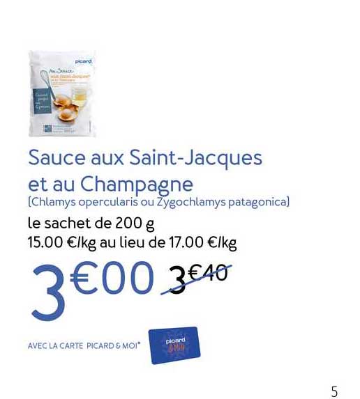 sauce aux saint-jacques et au champagne