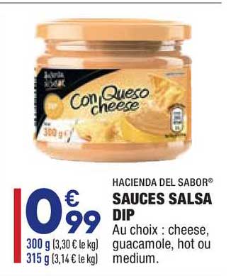 sauces salsa dip hacienda del sabor