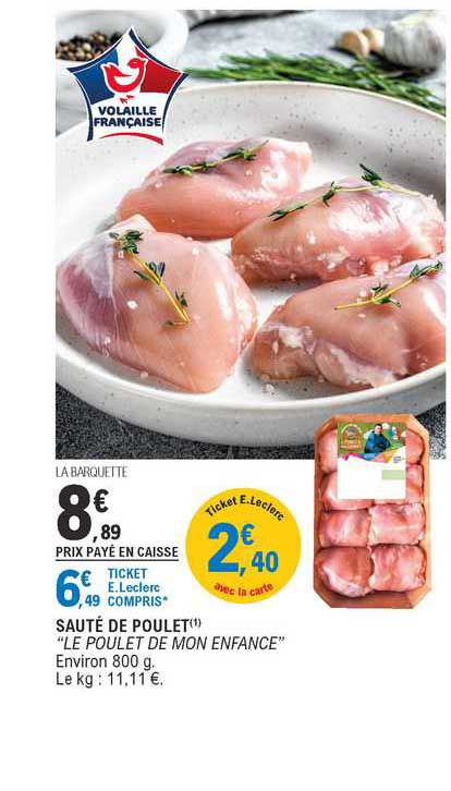 sauté de poulet "le poulet de mon enfance"