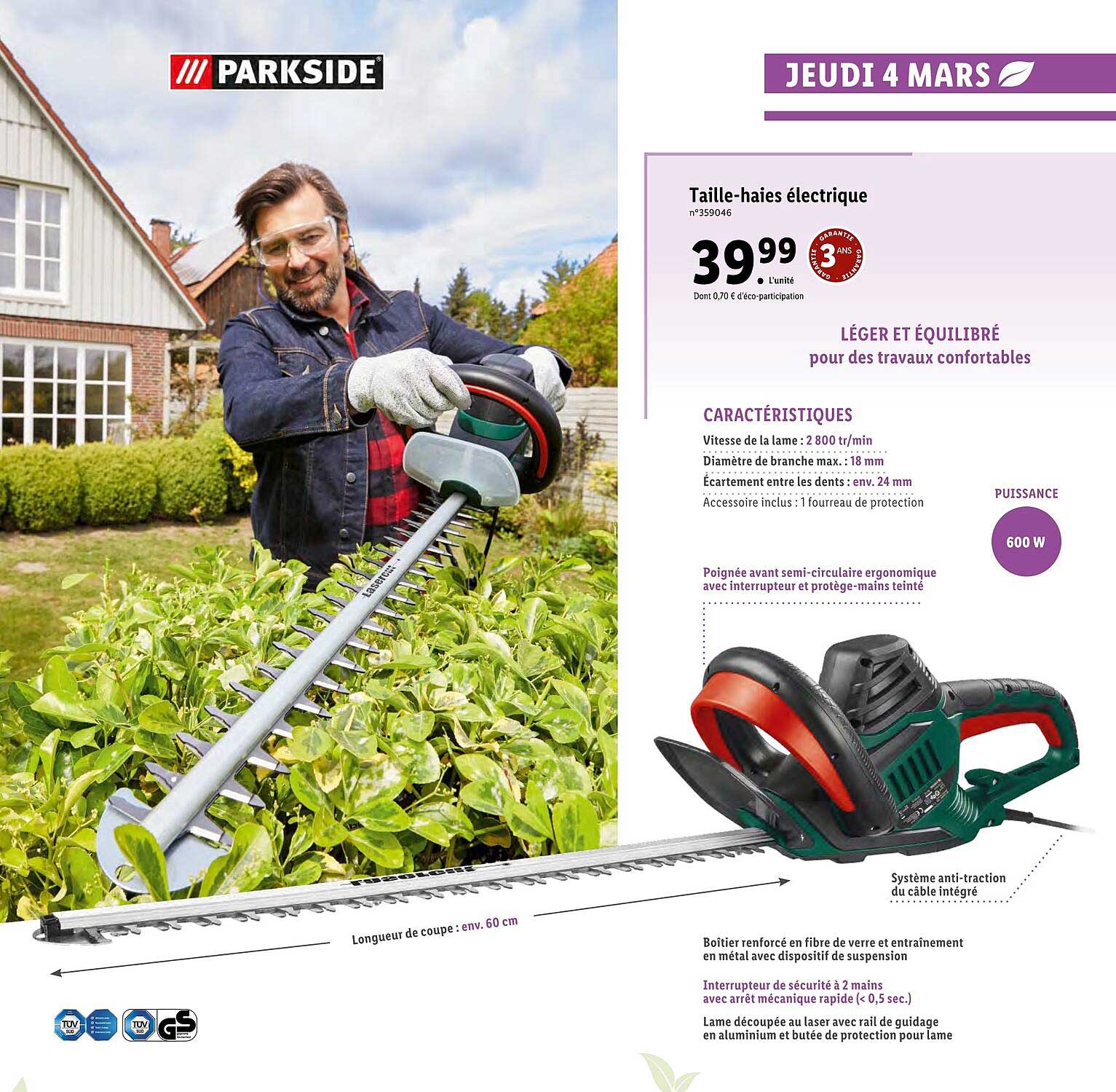 taille-haies électrique