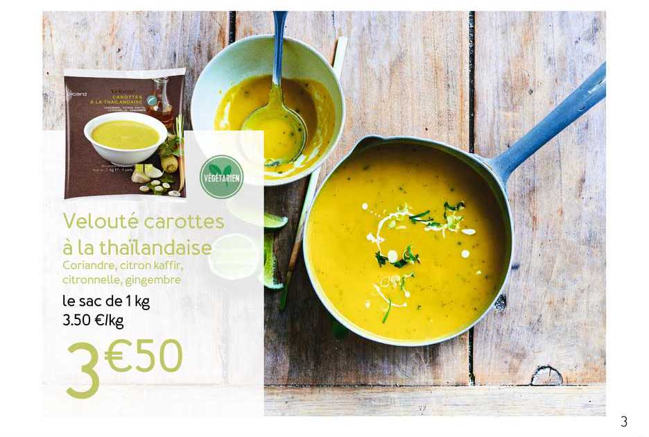 Velouté Carottes à La Thaïlandaise