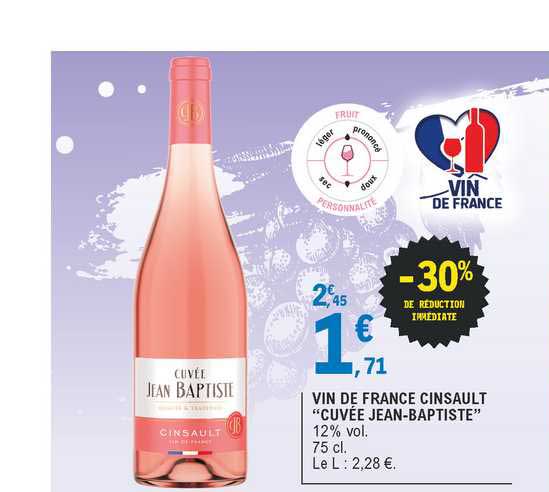 vin de france cinsault "cuvée jean-baptiste"
