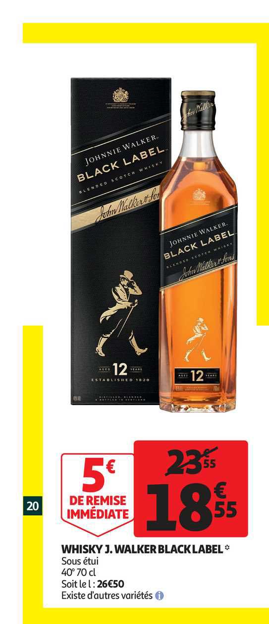 whisky j. walker black label