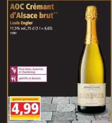 aoc crémant d'alsace brut louis engler